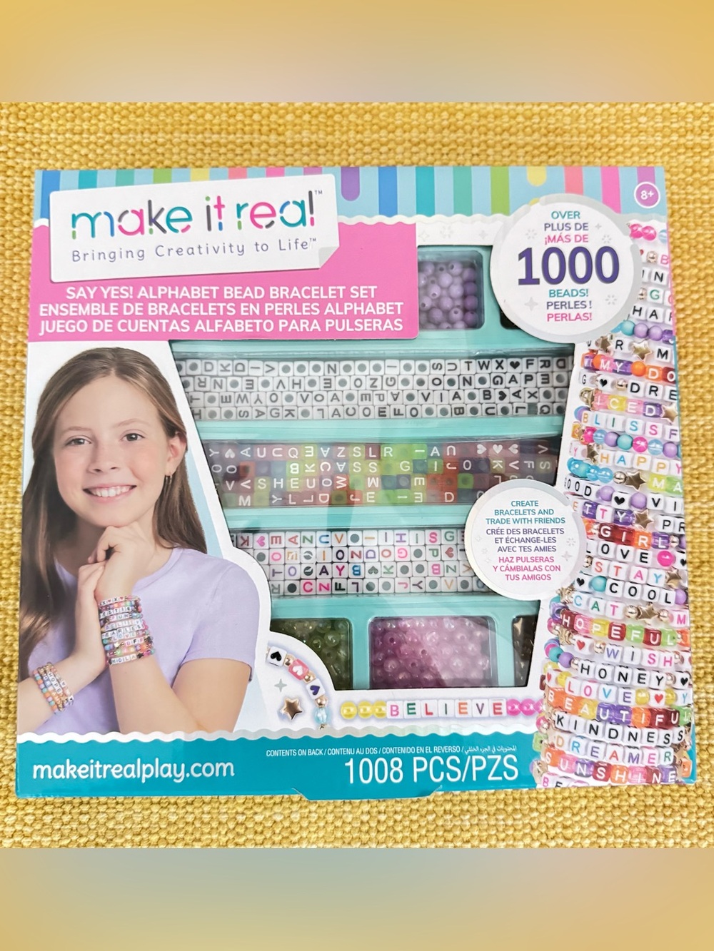 🔴NEW🔴, Make It Real, Alphabet and Bead Bracelet Set
